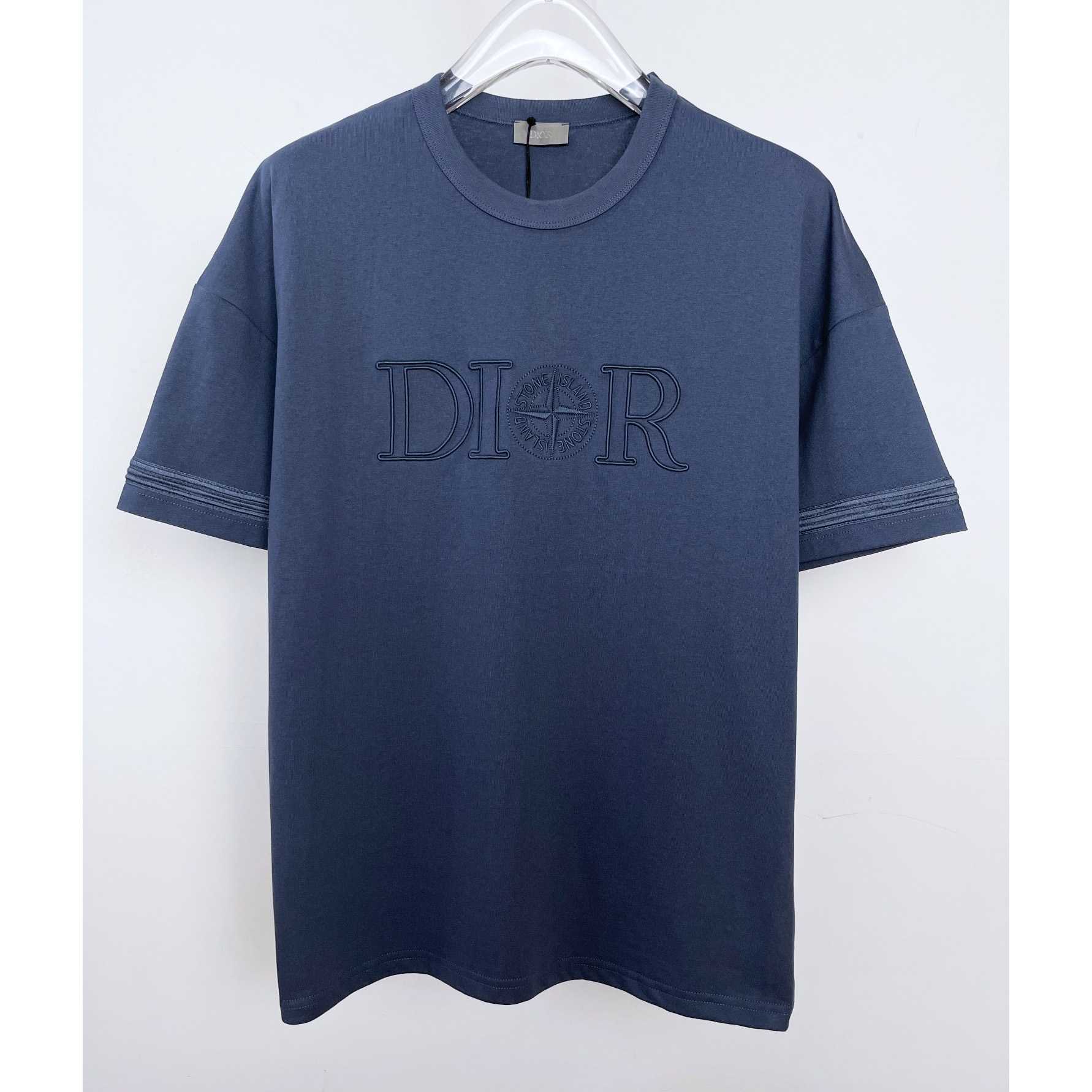 Dior x Stone Island Cotton T-Shirt - DesignerGu