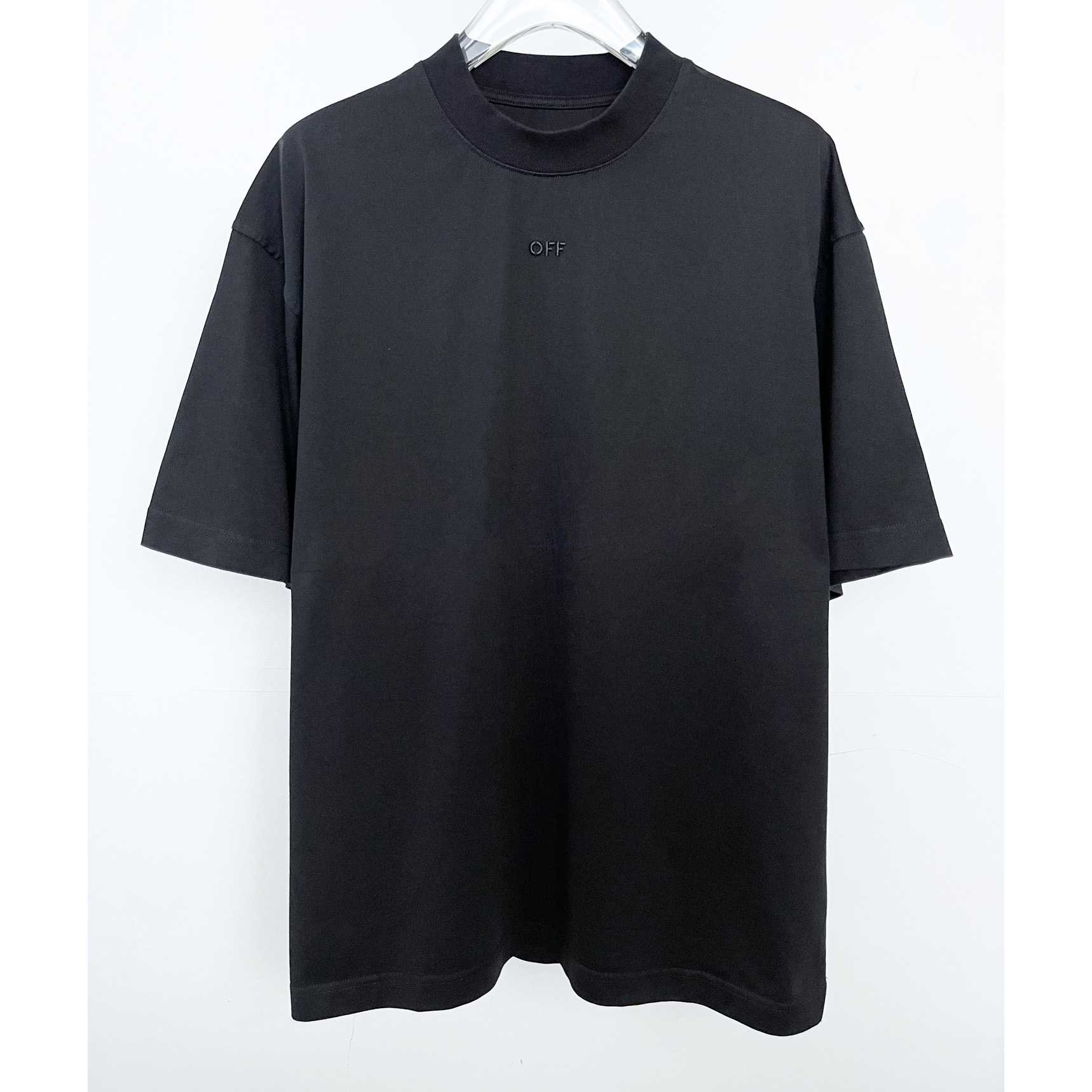 Off White Cotton T-shirt - DesignerGu