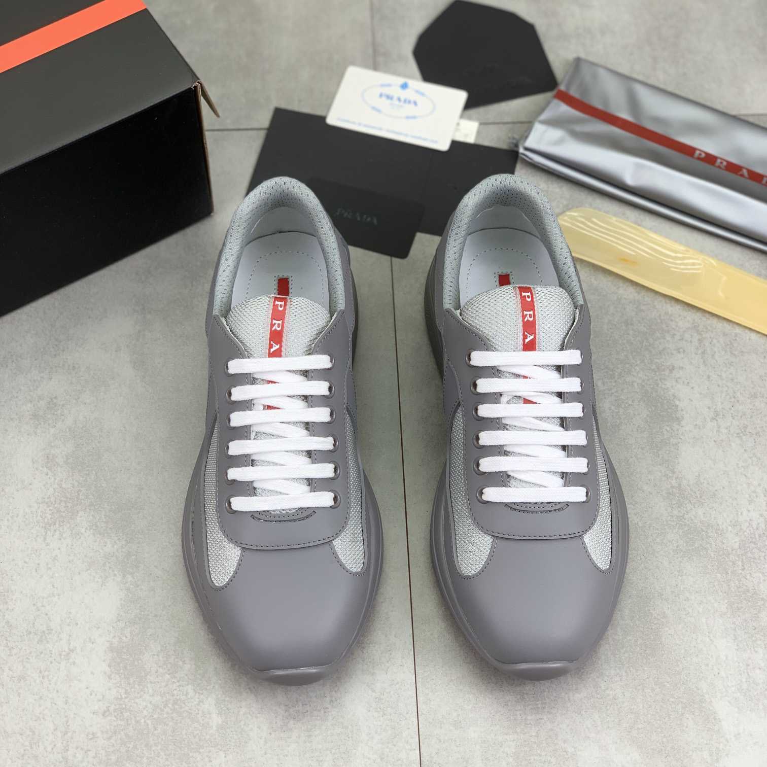 Prada America's Cup Soft Rubber And Bike Fabric Sneakers - DesignerGu