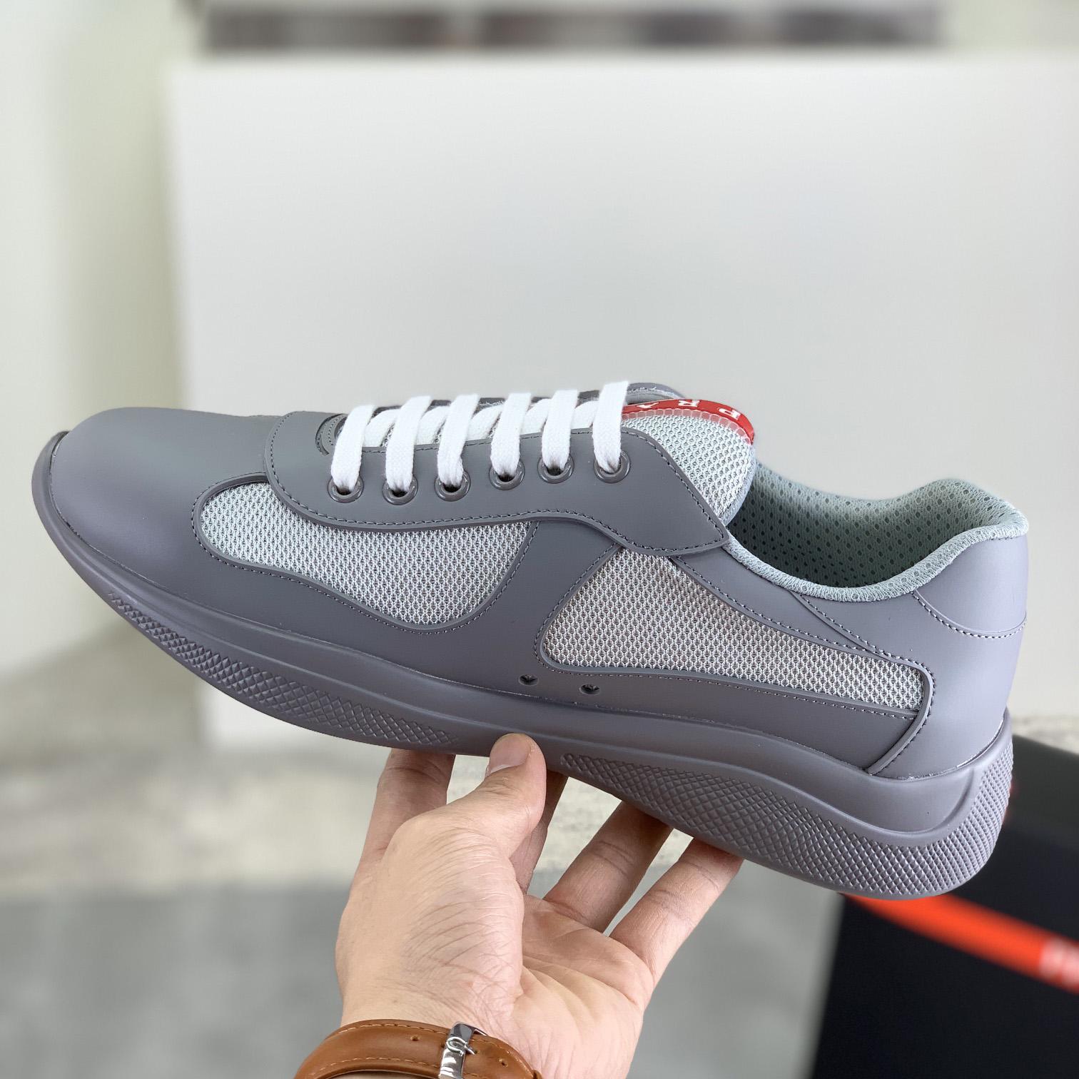 Prada America's Cup Soft Rubber And Bike Fabric Sneakers - DesignerGu