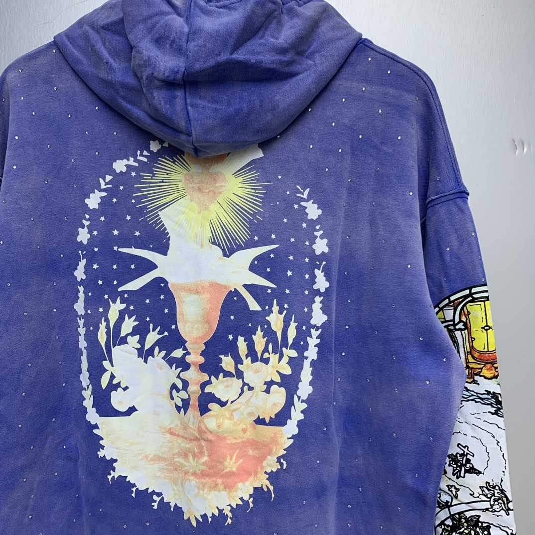 Who Decides War Chalice Embroidered Hooded Sweatshirt - DesignerGu