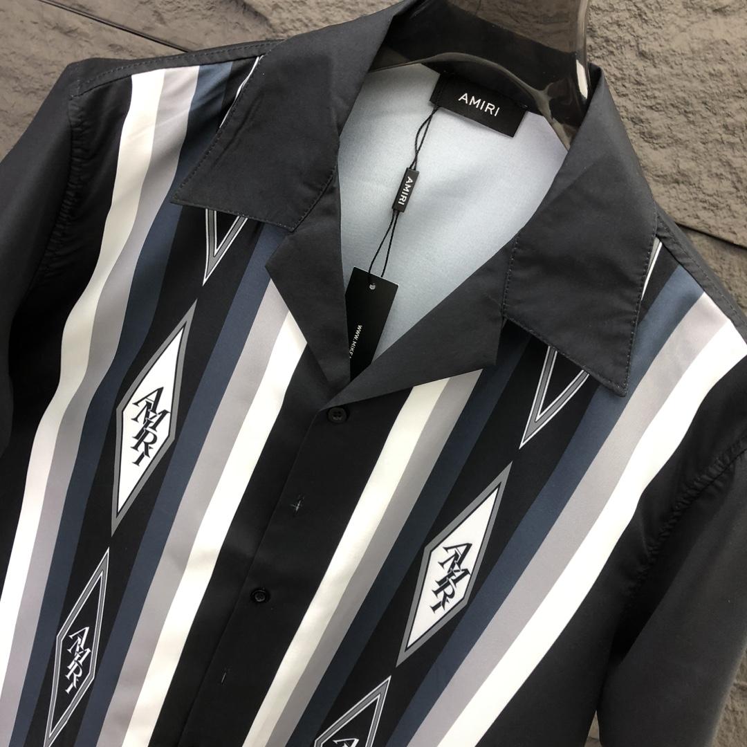 Amiri Diamond Bowling Shirt - DesignerGu