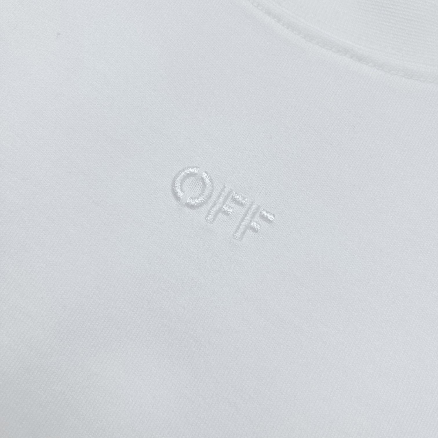 Off White Cotton T-shirt - DesignerGu