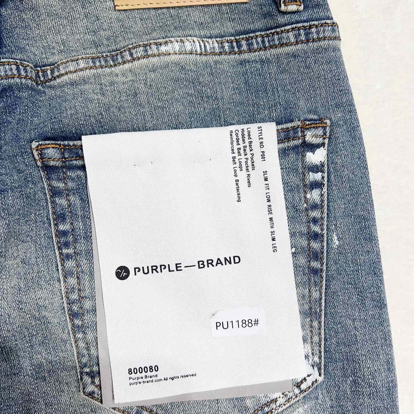 Purple-Brand Jeans      PU1188 - DesignerGu