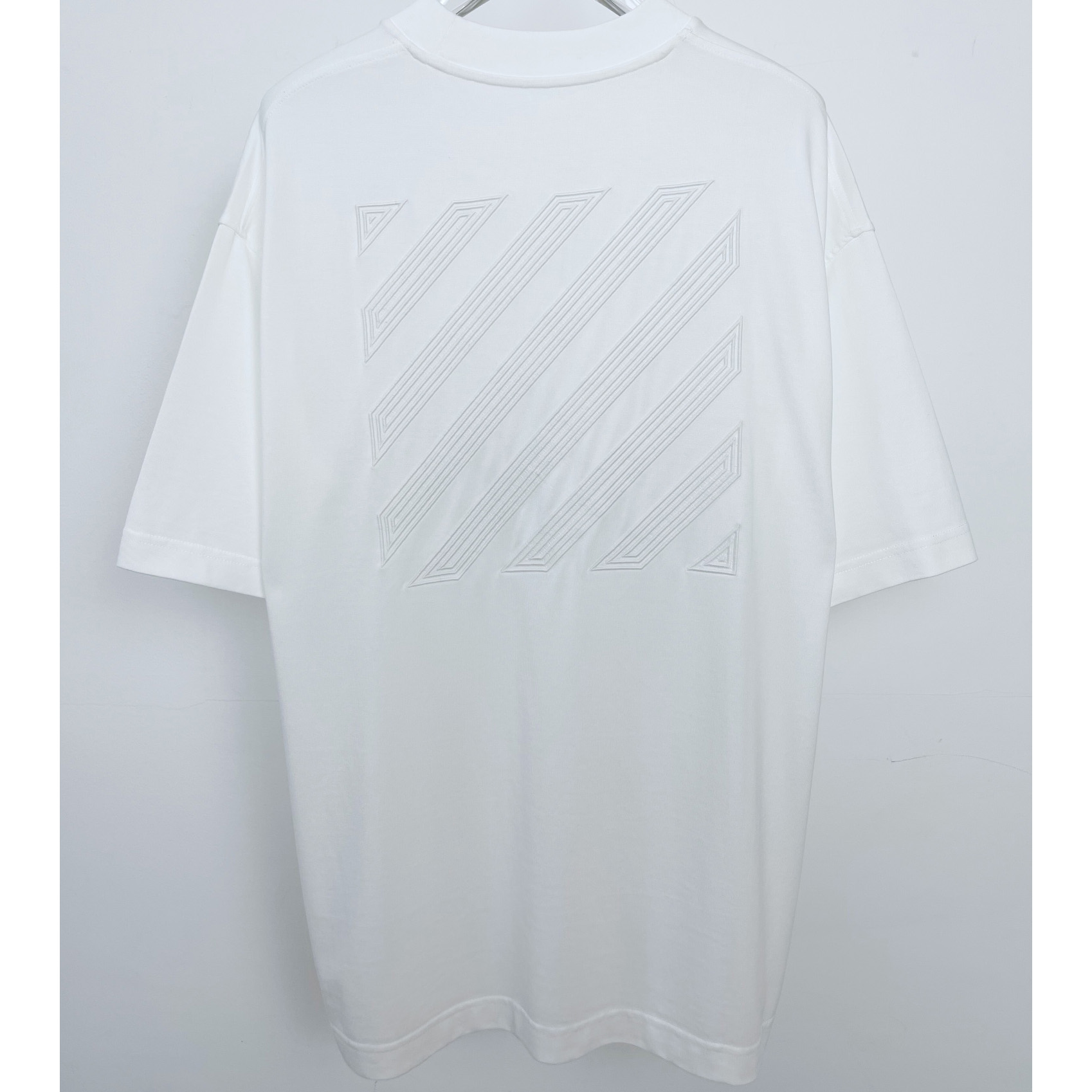 Off-White Cotton T-shirt - DesignerGu