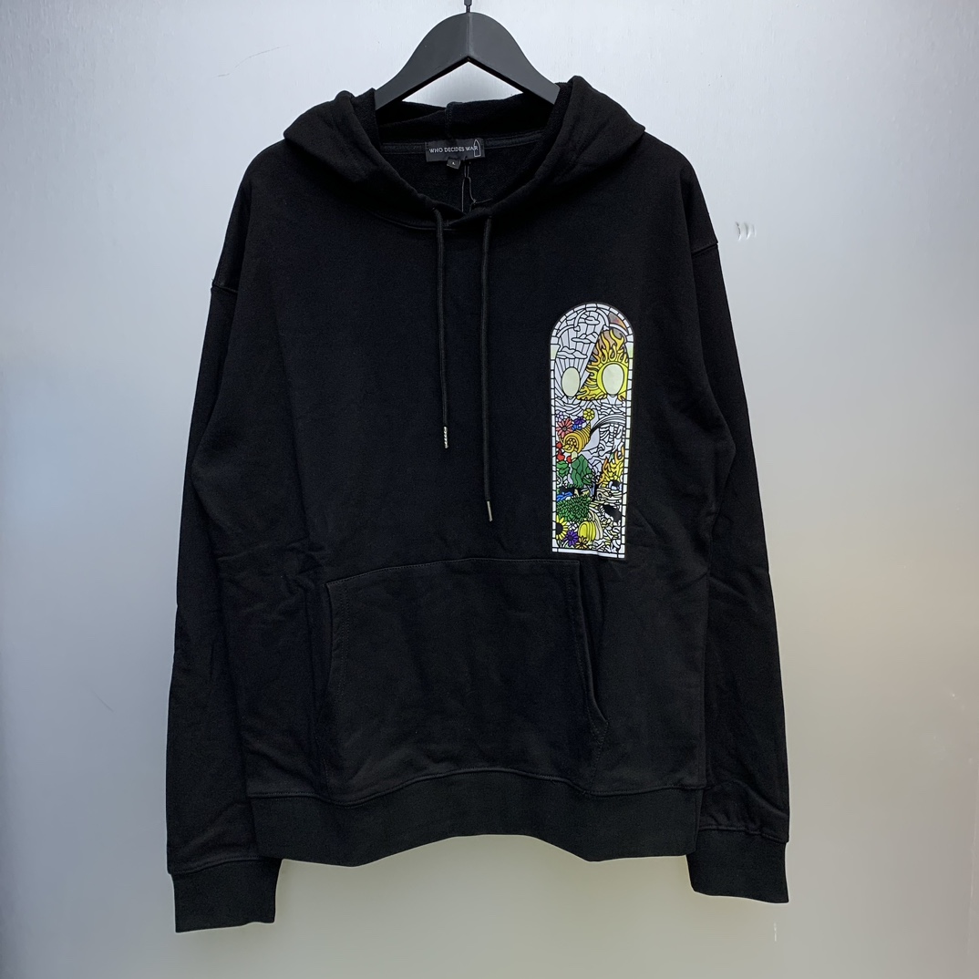 Who Decides War Stained Glass Hoodie - DesignerGu