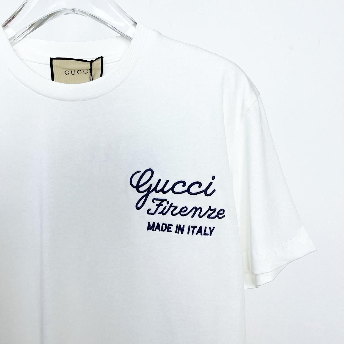 Gucci Cotton Jersey T-shirt - DesignerGu