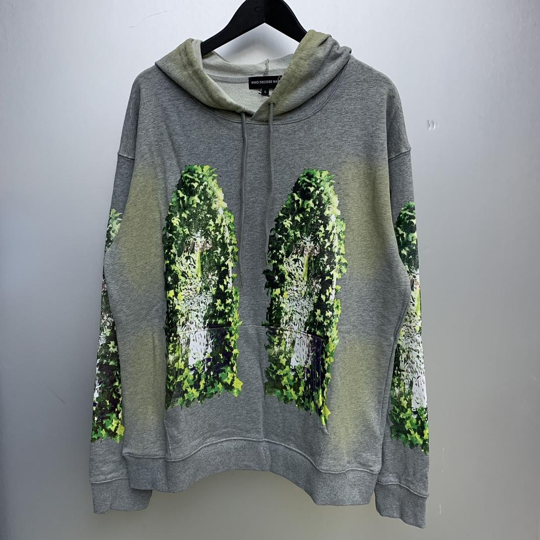 Who Decides War Green Garden Glass Hoodie - DesignerGu