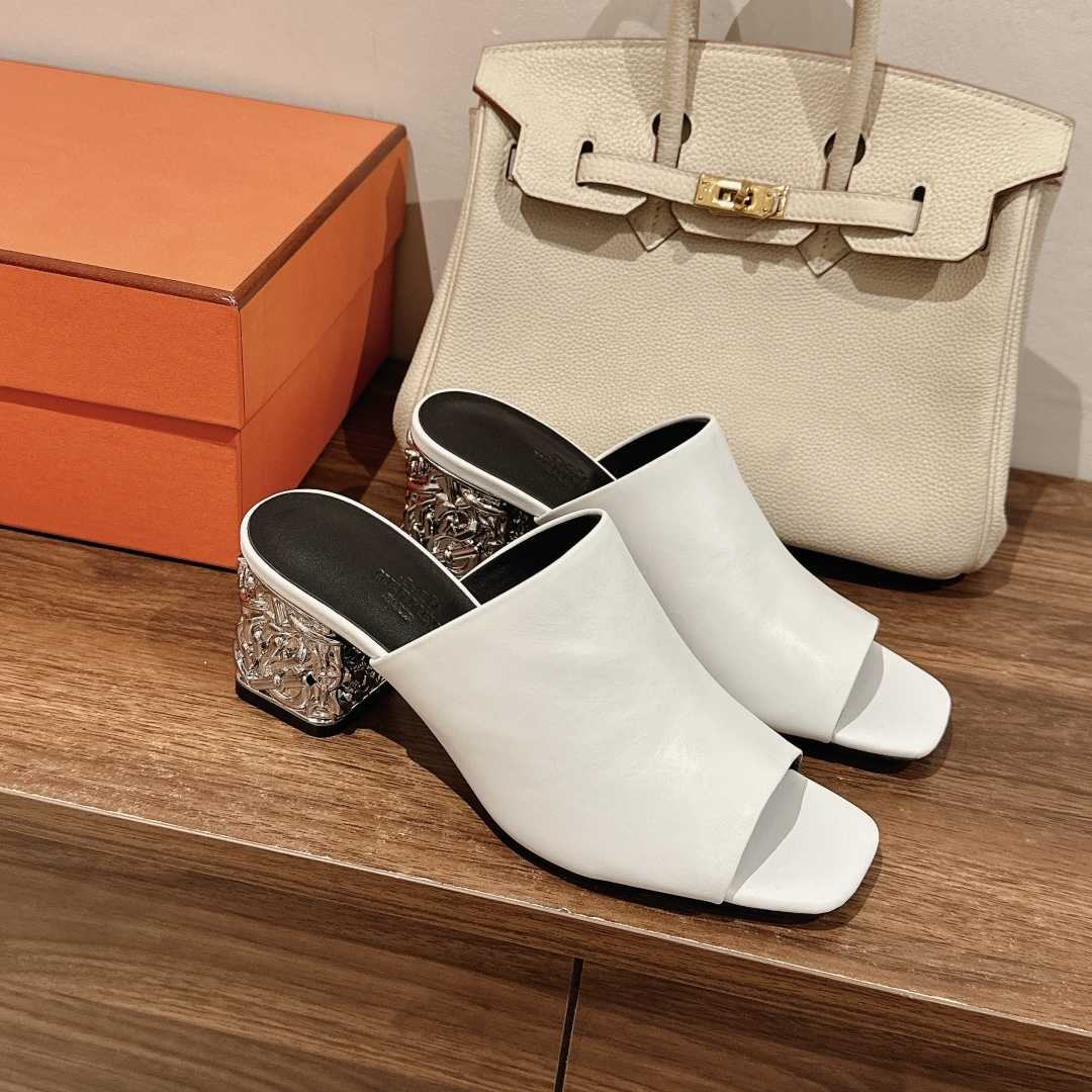 Hermes Glossy 60 Sandal - DesignerGu