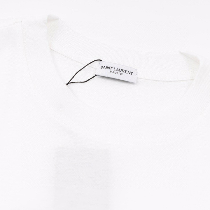 Saint Laurent Cotton-jersey T-shirt  - DesignerGu