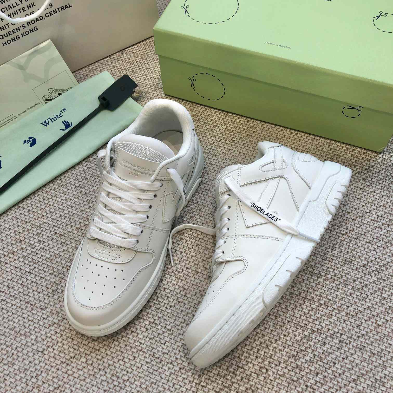 Off White Out Of Office Sneakers  - DesignerGu