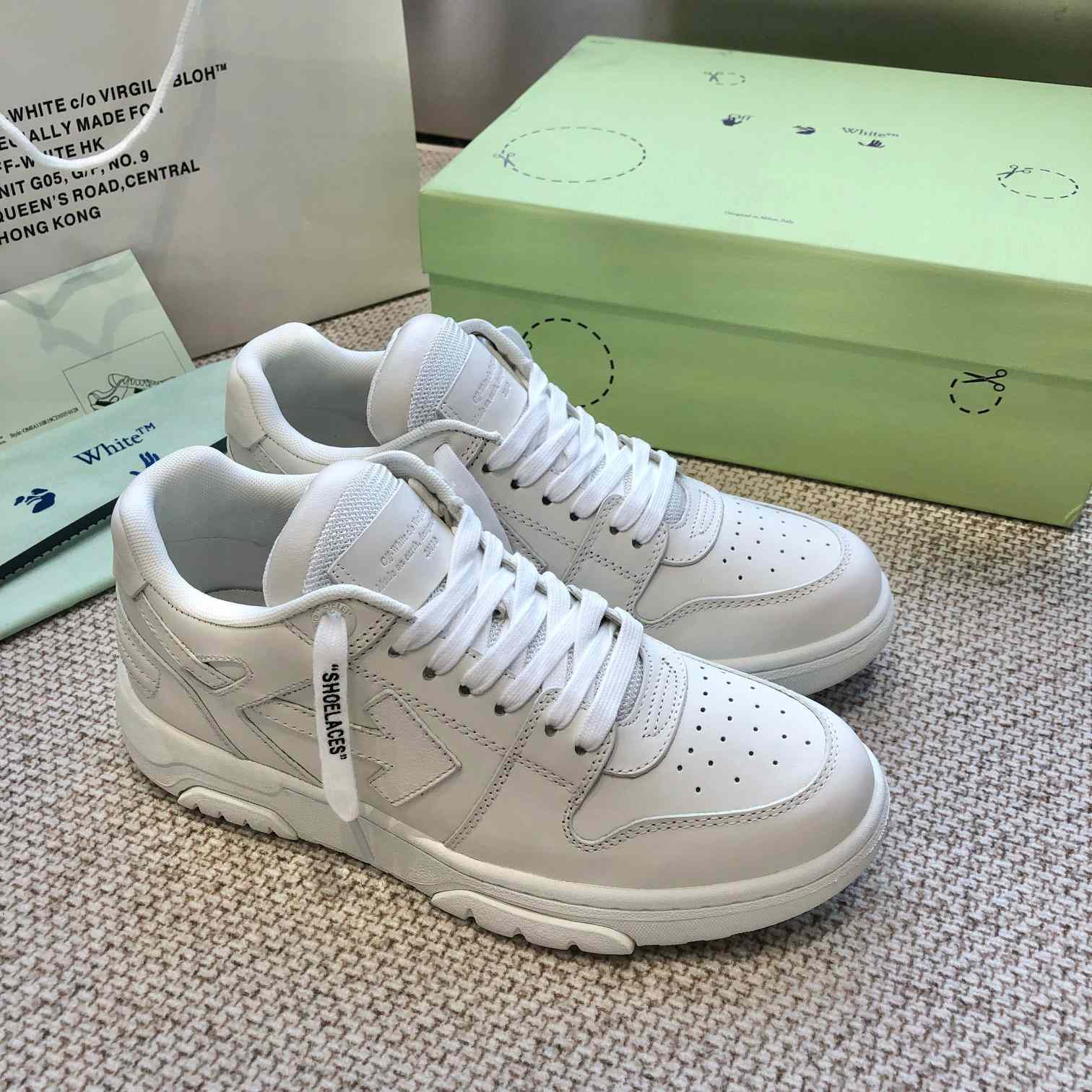 Off White Out Of Office Sneakers  - DesignerGu