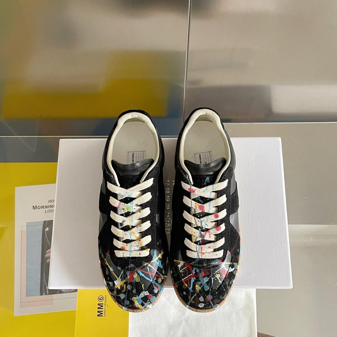 Maison Margiela Paint Replica low-top sneakers - DesignerGu