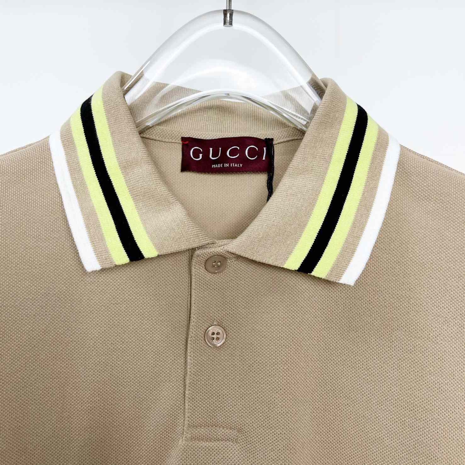 Gucci Cotton Polo Shirt With Embroidery - DesignerGu