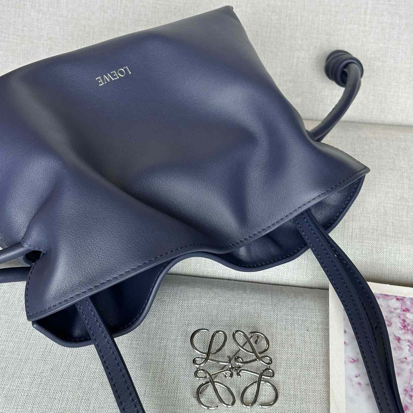 Loewe Mini Flamenco Clutch In Nappa Calfskin - DesignerGu