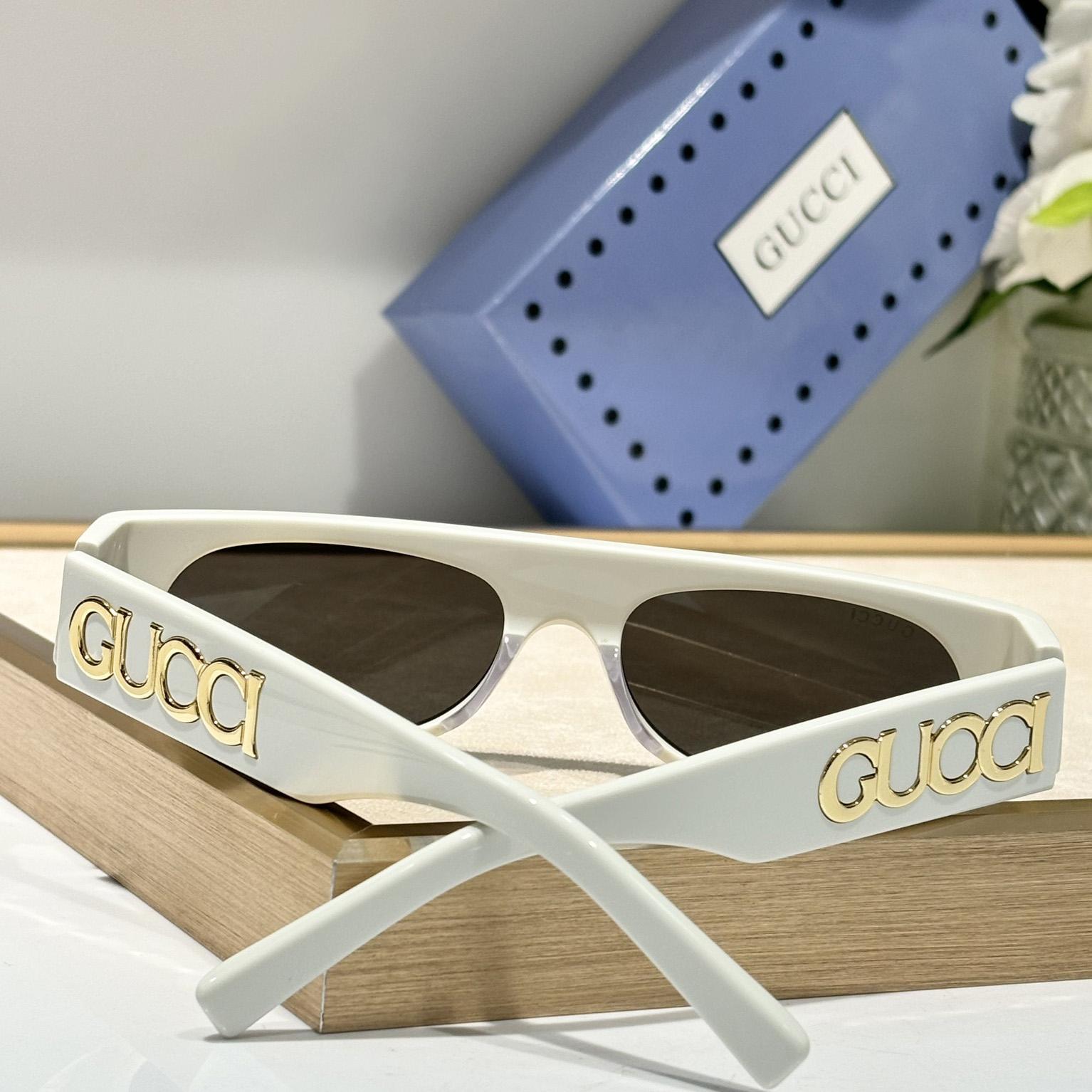 Gucci Geometric Shaped Frame Sunglasses   GG1771S - DesignerGu