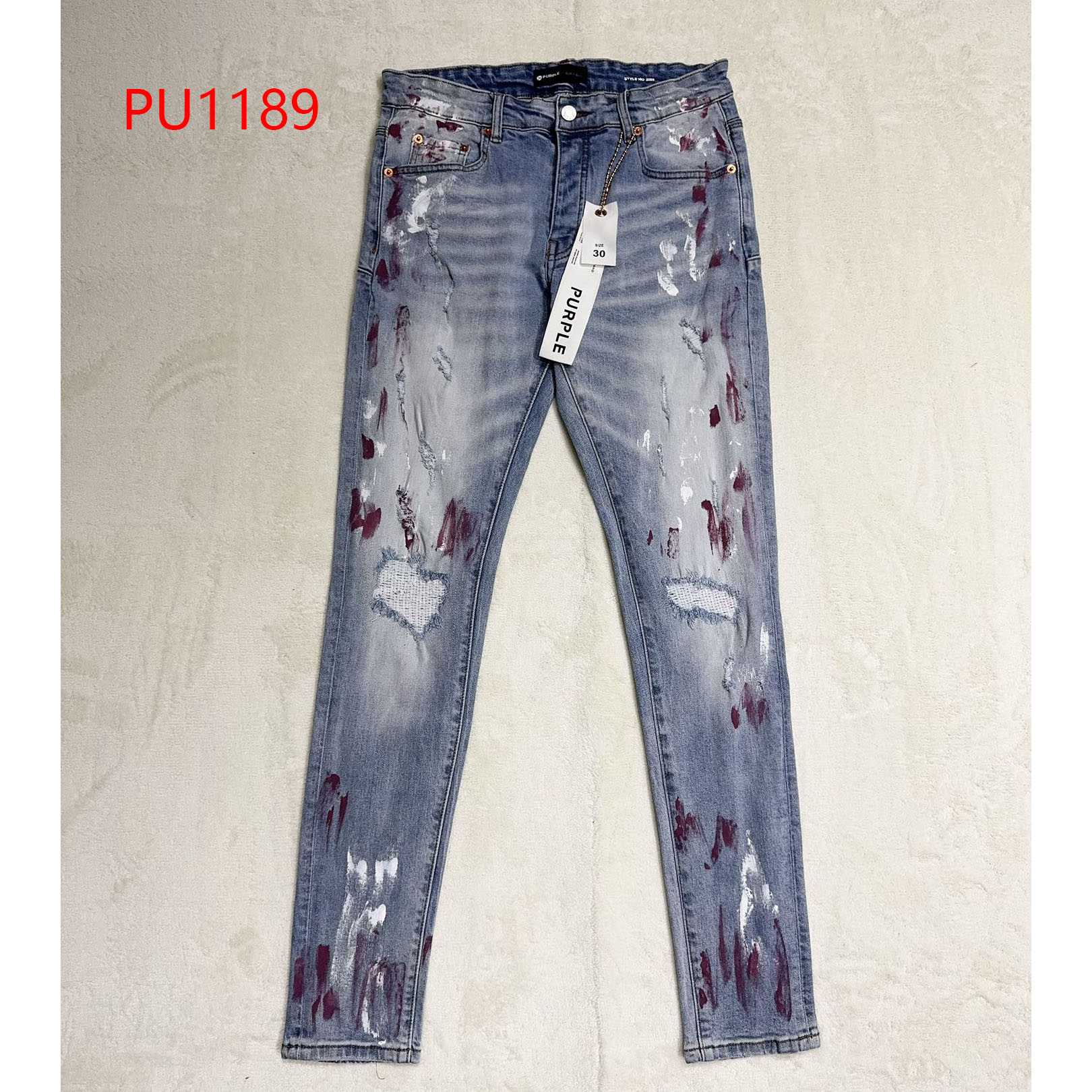 Purple-Brand Jeans      PU1189 - DesignerGu