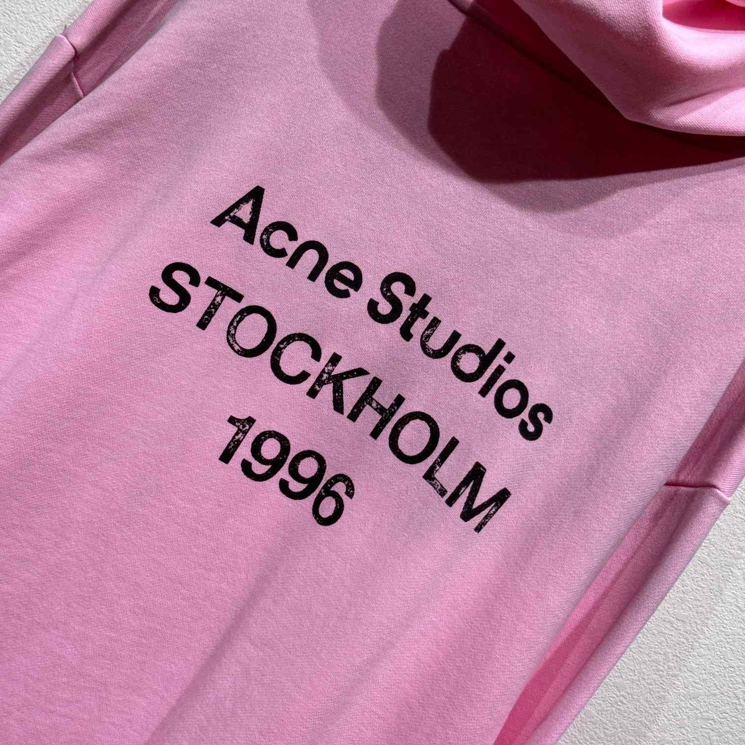 Acne Studios Logo Hooded Sweater - DesignerGu