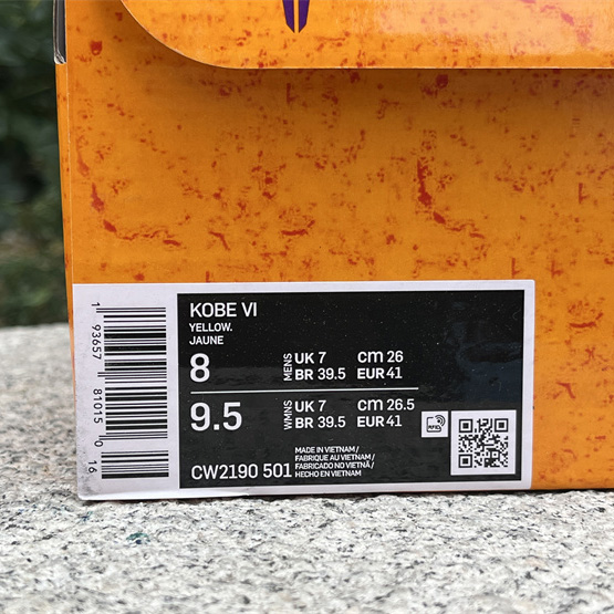 Nike Kobe 6 OFF-WHITE   CW2190-501  - DesignerGu