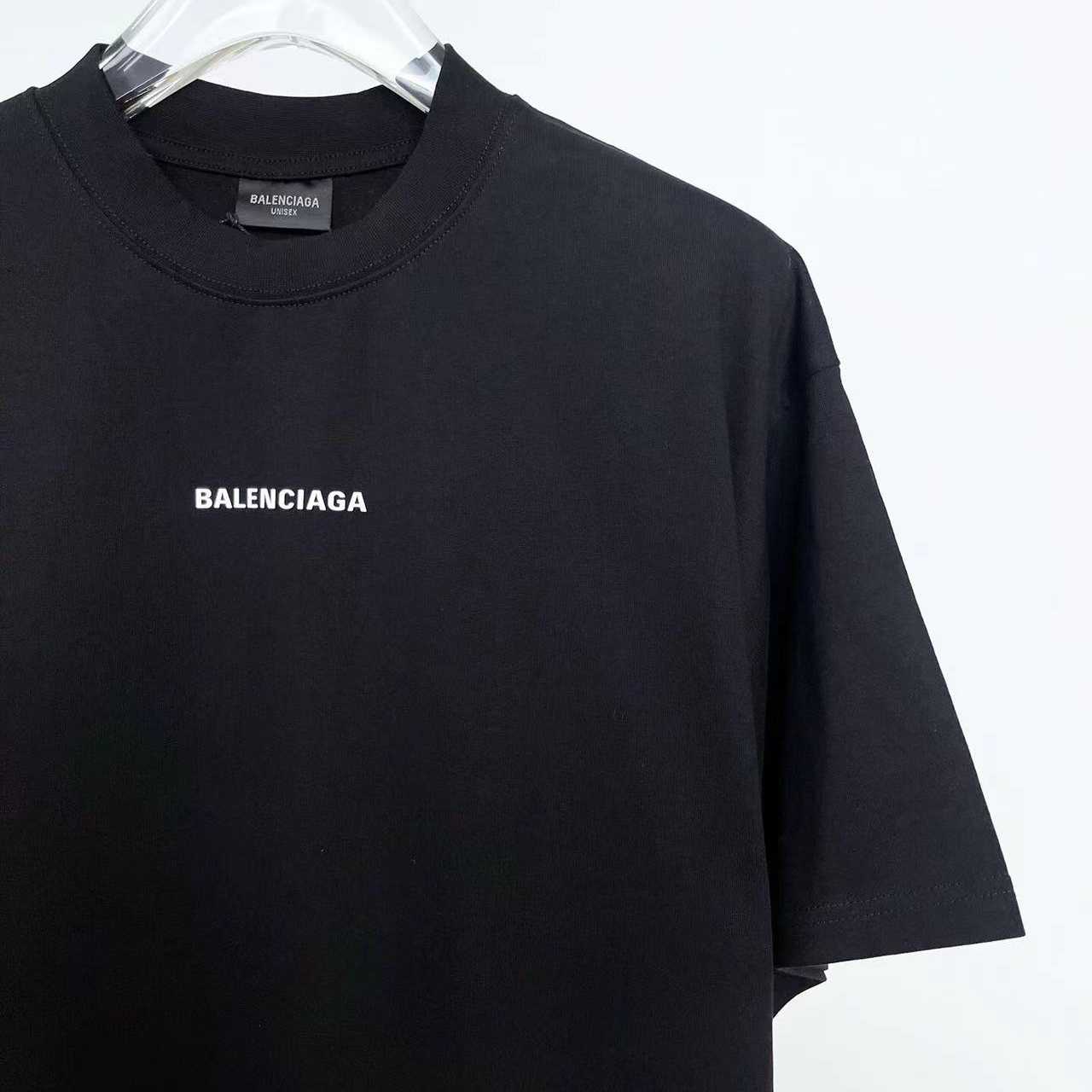 Balenciaga T-Shirt Oversized In Black - DesignerGu