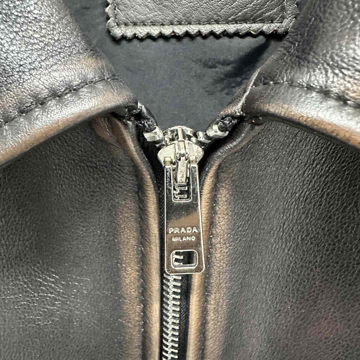 Prada Leather Jacket - DesignerGu