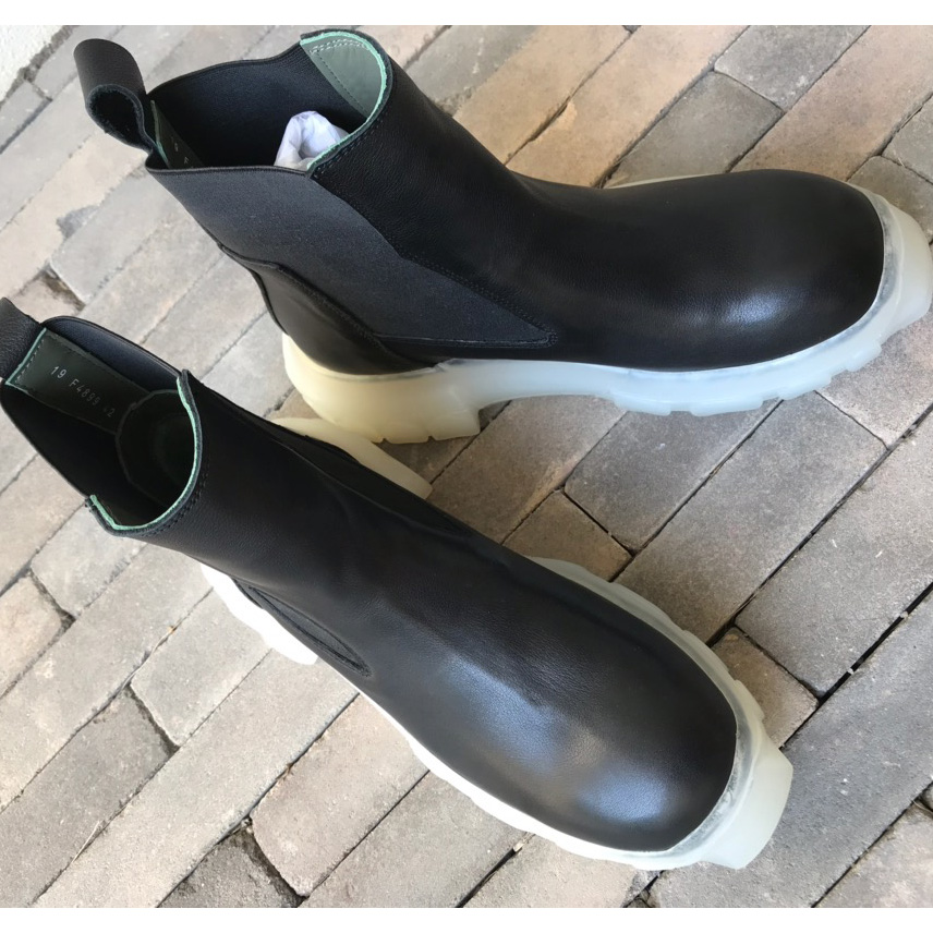 Rick Owens Leather Boots  - DesignerGu