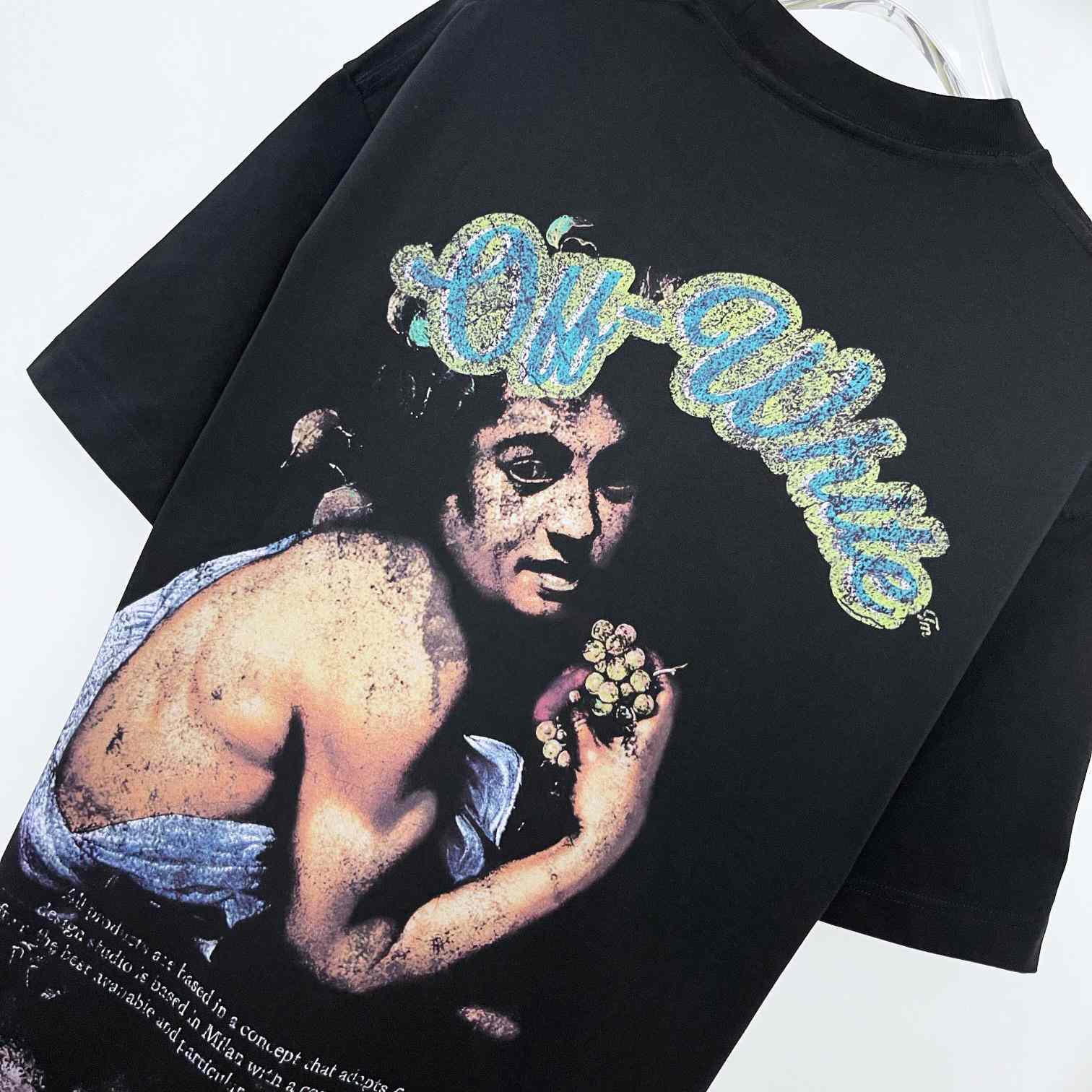 Off White Digit Bacchus Crew-Neck T-shirt - DesignerGu