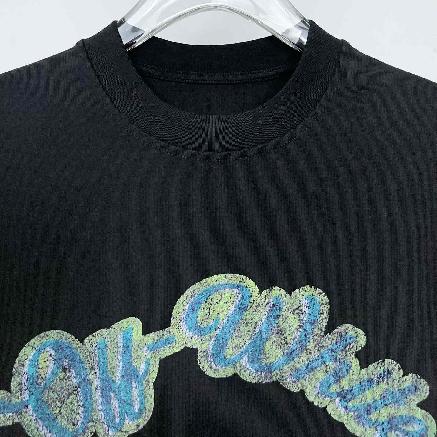 Off White Digit Bacchus Crew-Neck T-shirt - DesignerGu