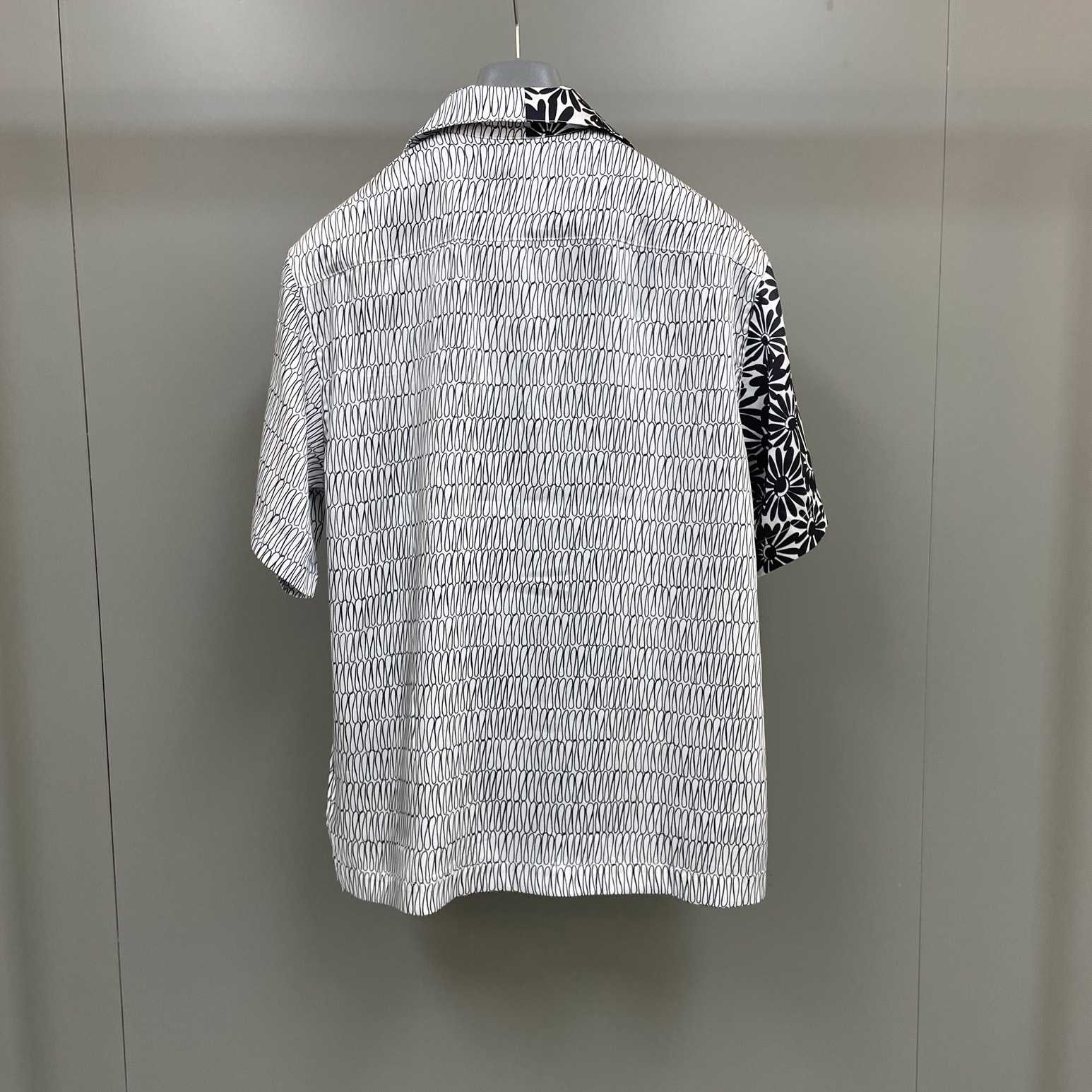 Prada Double Match Cotton Shirt - DesignerGu