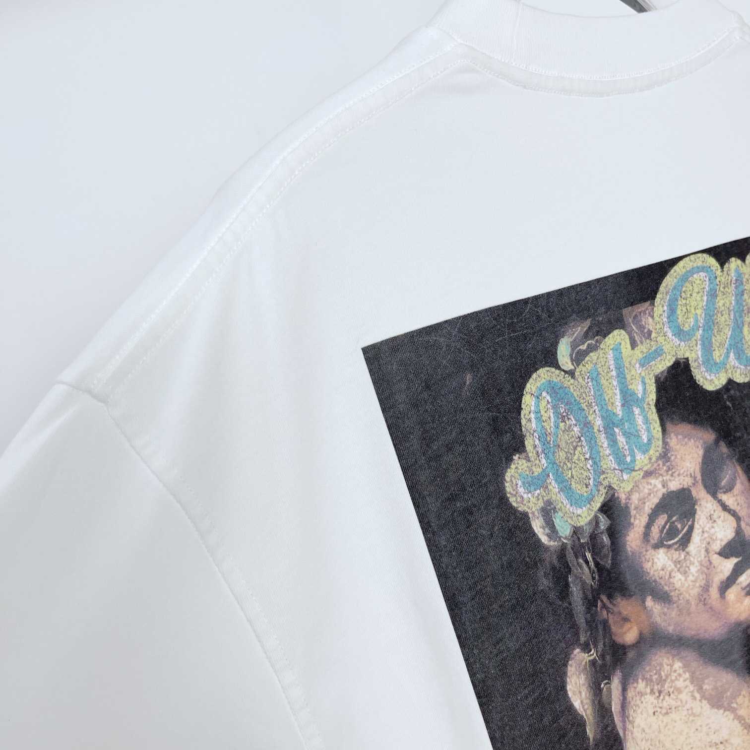 Off White Digit Bacchus Crew-Neck T-shirt - DesignerGu