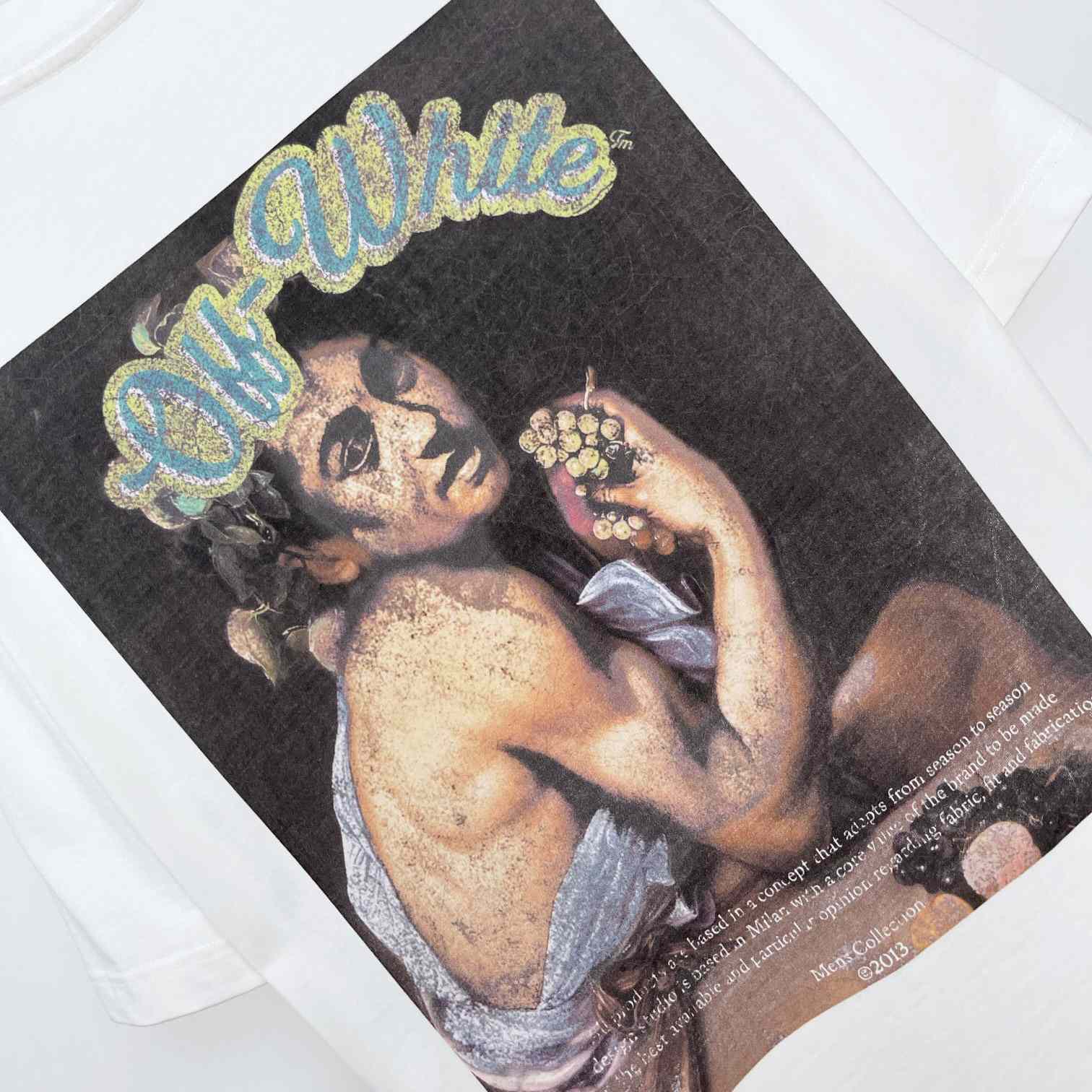 Off White Digit Bacchus Crew-Neck T-shirt - DesignerGu