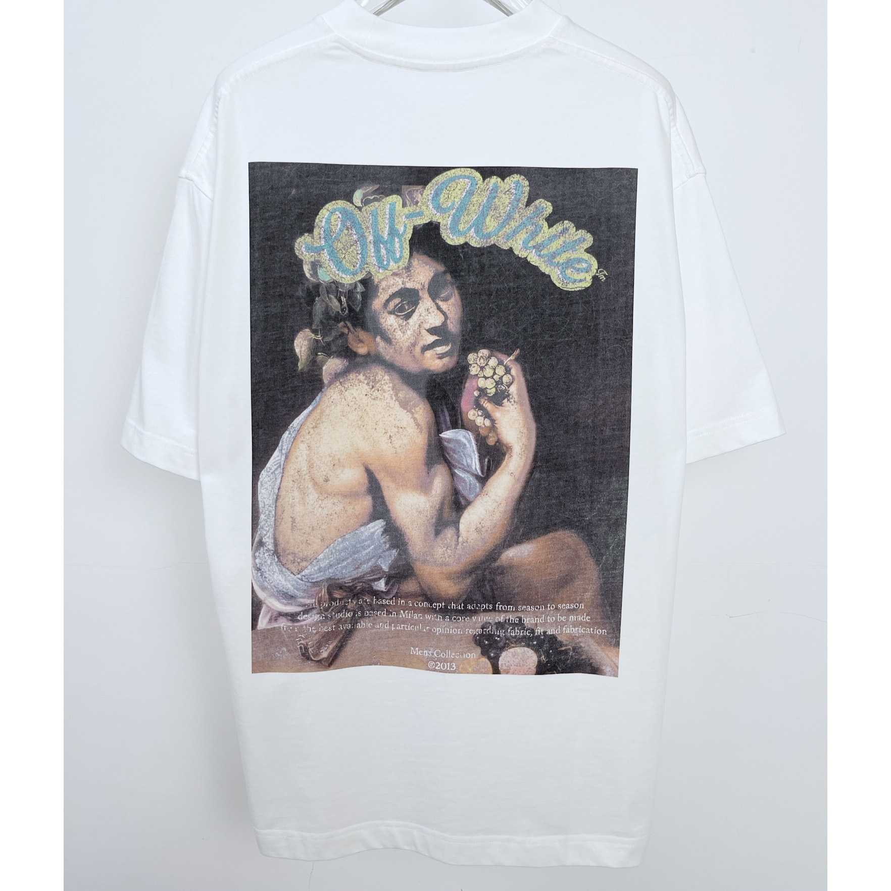 Off White Digit Bacchus Crew-Neck T-shirt - DesignerGu