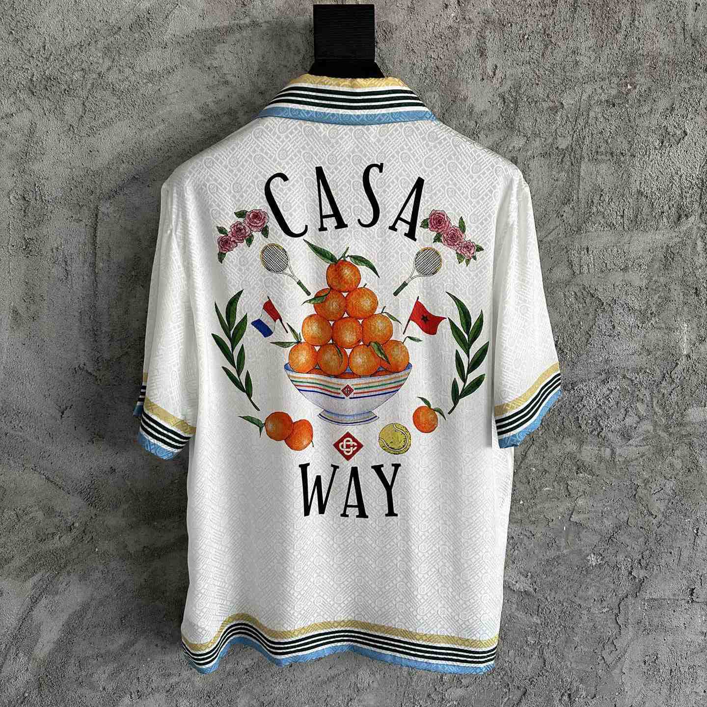 Casablanca Casa Way Shirt With Monogram - DesignerGu