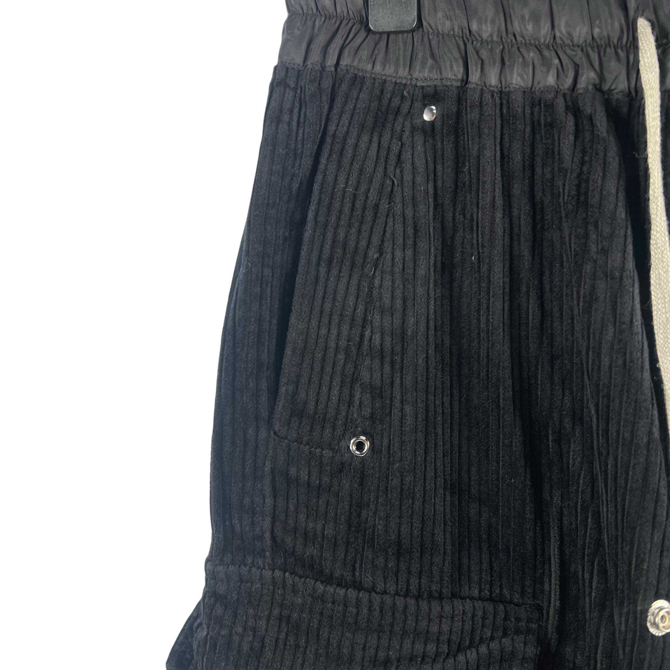 Rick Owens Black Double Jumbo Belas Cargo Pants - DesignerGu