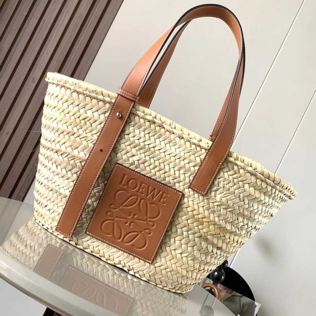 Loewe Basket Bag (47-28-25CM) - DesignerGu