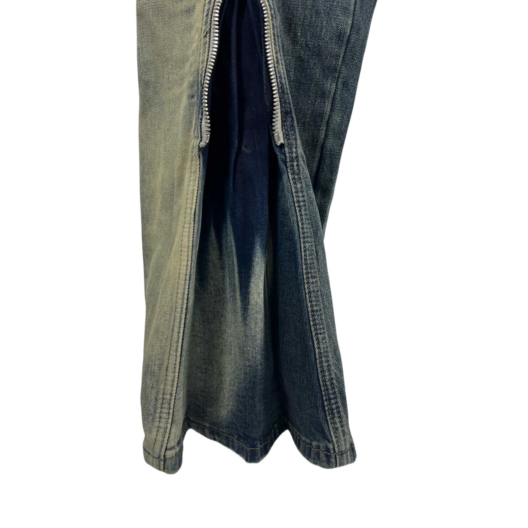 Rick Owens Blue Bolan Banana Straight-leg Flared Zip-embellished Jeans - DesignerGu