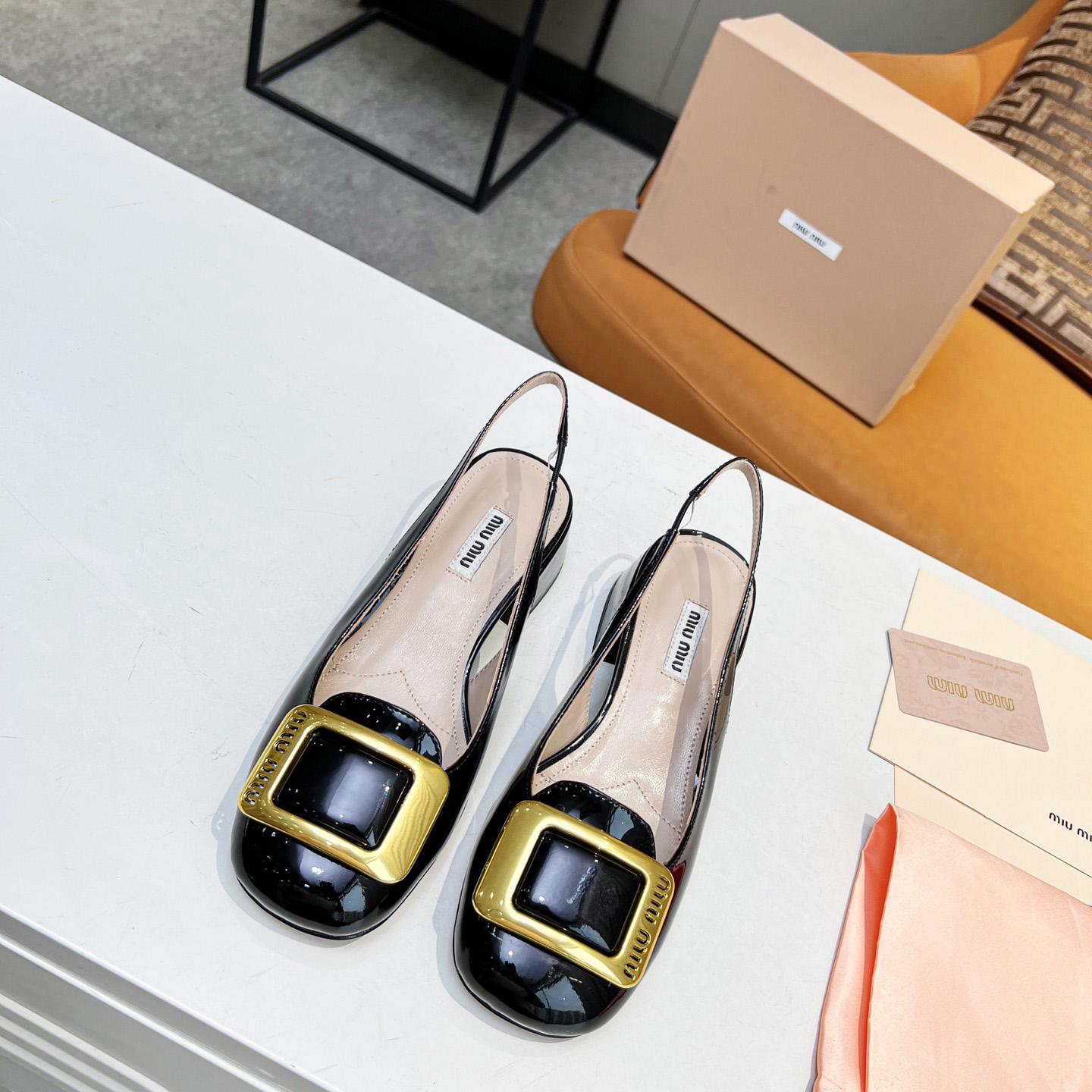 Miu Miu Patent Leather Pumps - DesignerGu