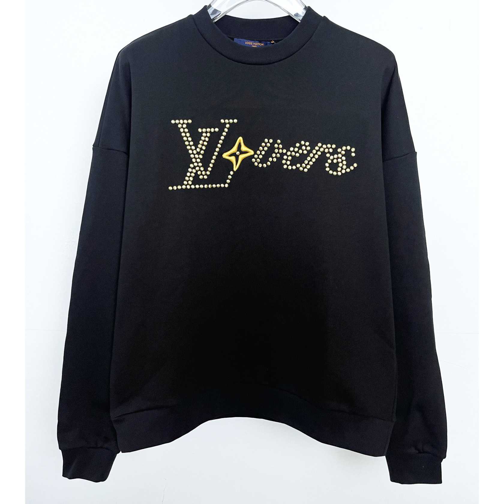 Louis Vuitton Cotton Signature Crewneck   1AFVAO - DesignerGu