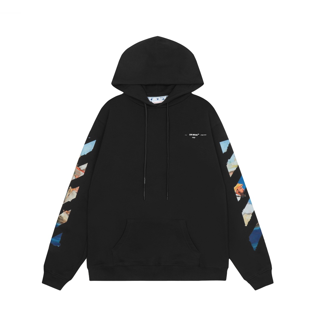 Off-White Cotton Hoodie - DesignerGu