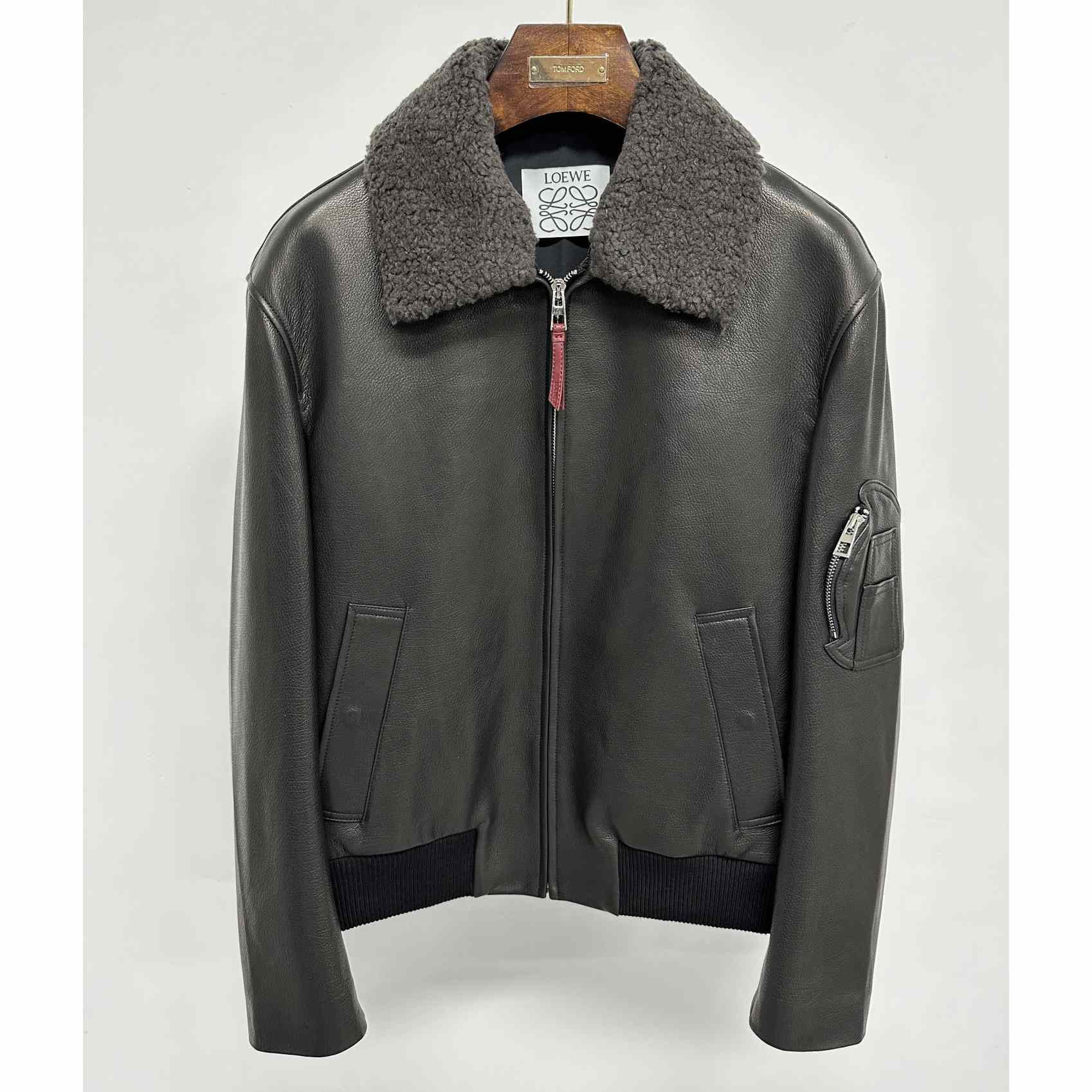 Loewe Bomber Jacket In Nappa Lambskin - DesignerGu