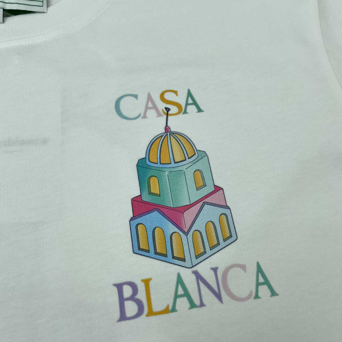 Casablanca Graphic Print T-shirt     C866 - DesignerGu