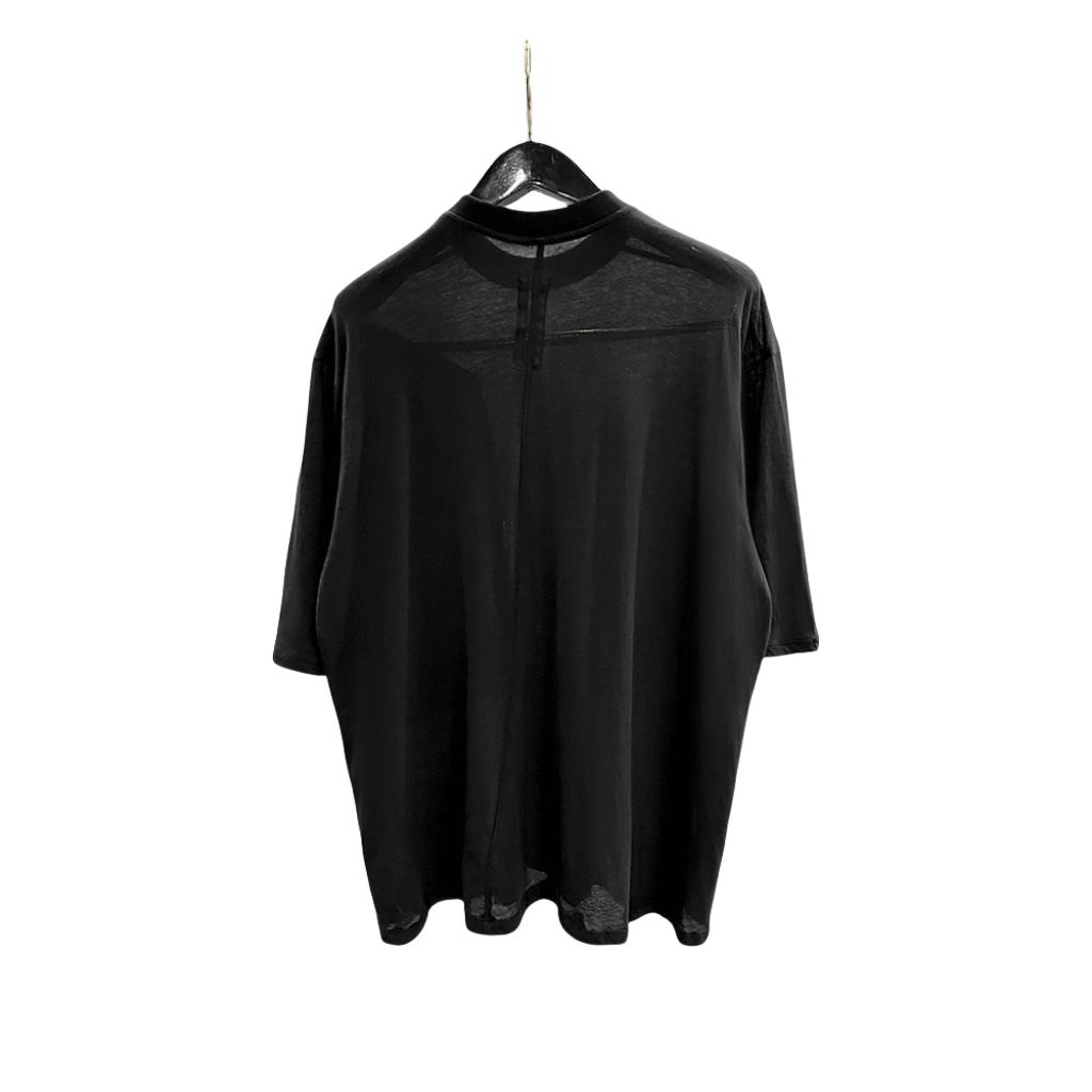 Rick Owens Black Crewneck T-Shirt - DesignerGu