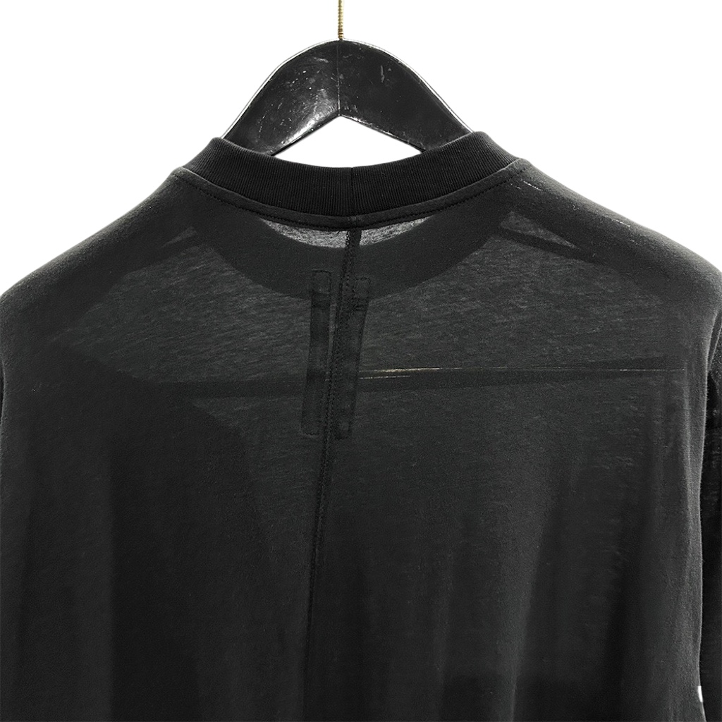 Rick Owens Black Crewneck T-Shirt - DesignerGu