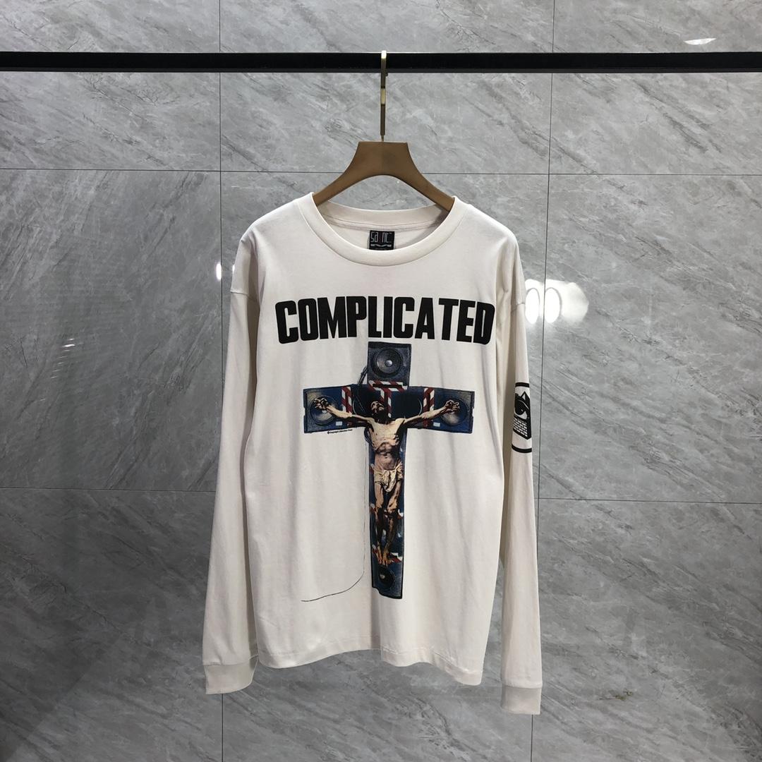 Saint Michael Complicated Long Sleeve Tee - DesignerGu