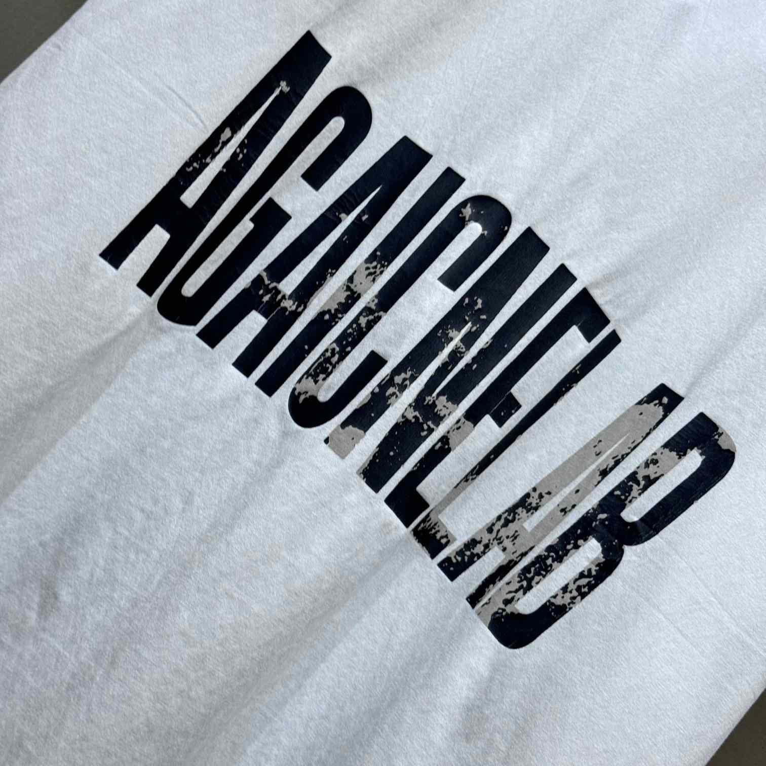 Balenciaga Agaicnelab T-Shirt Oversized Fit In White - DesignerGu