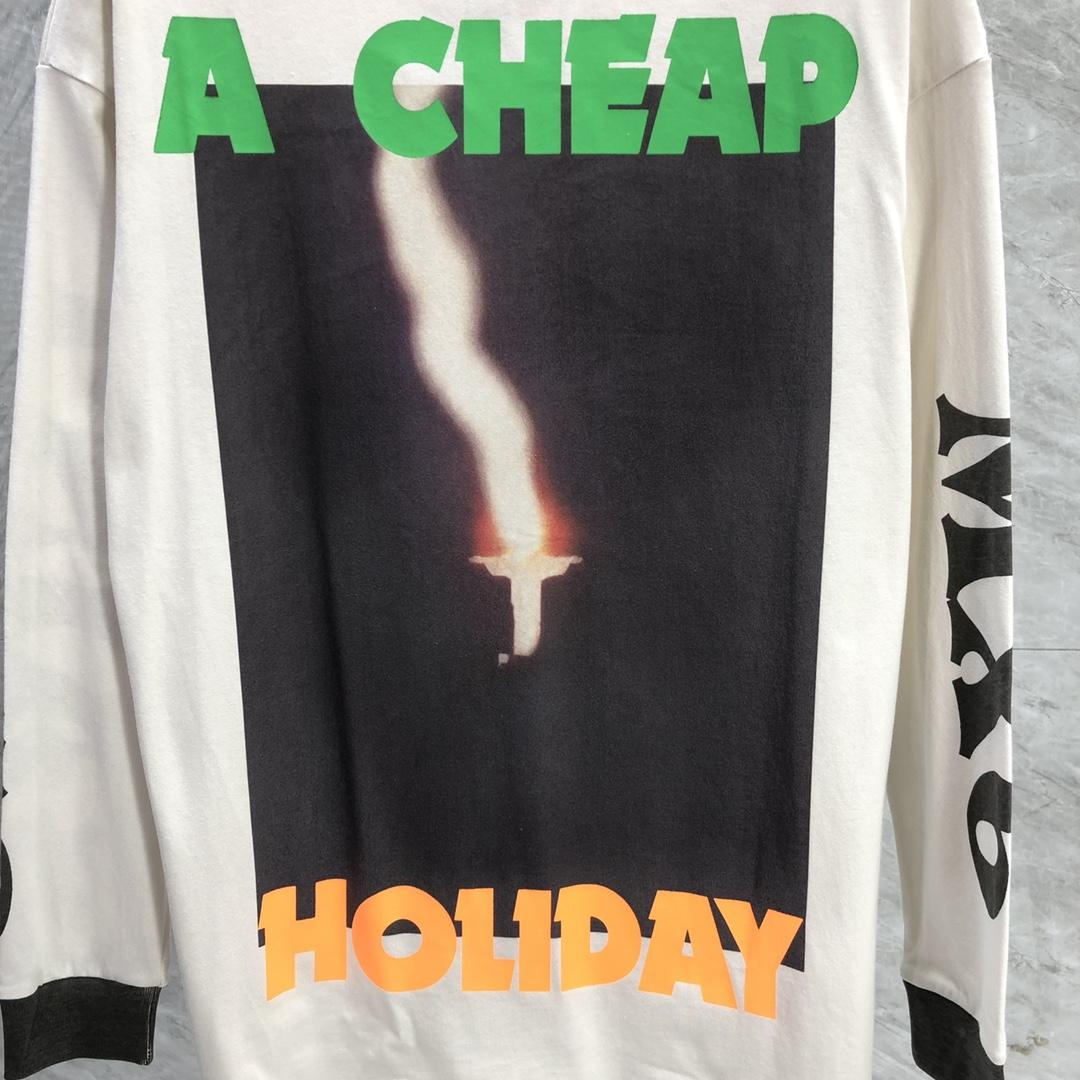 Saint Michael 'A Cheap Holiday' Printed Longsleeve - DesignerGu