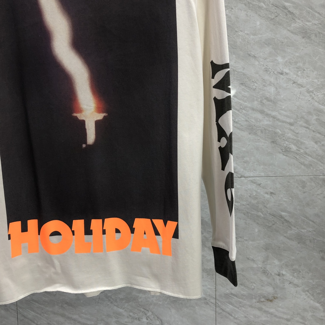 Saint Michael 'A Cheap Holiday' Printed Longsleeve - DesignerGu