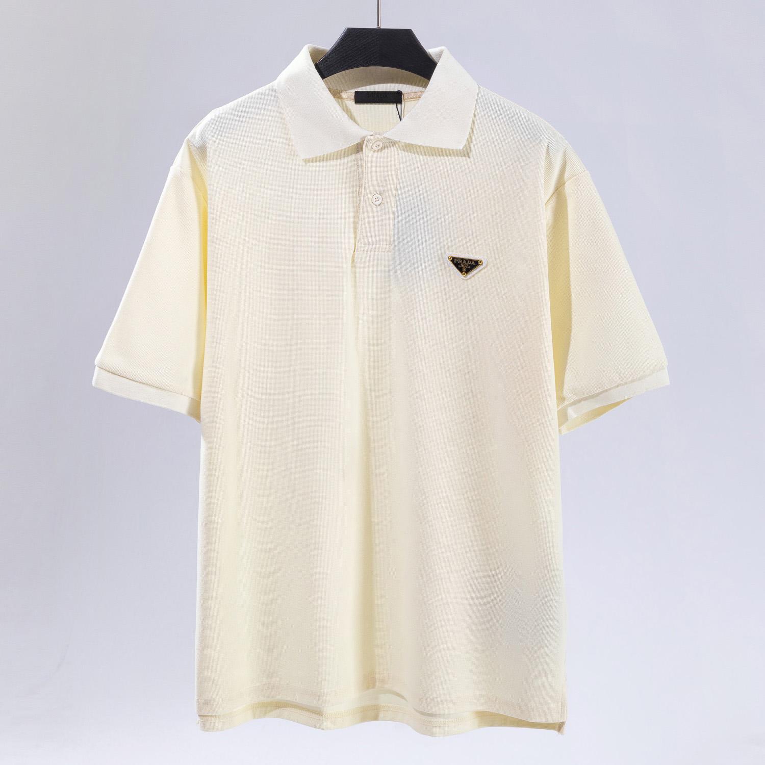 Prada Cotton Polo Shirt - DesignerGu