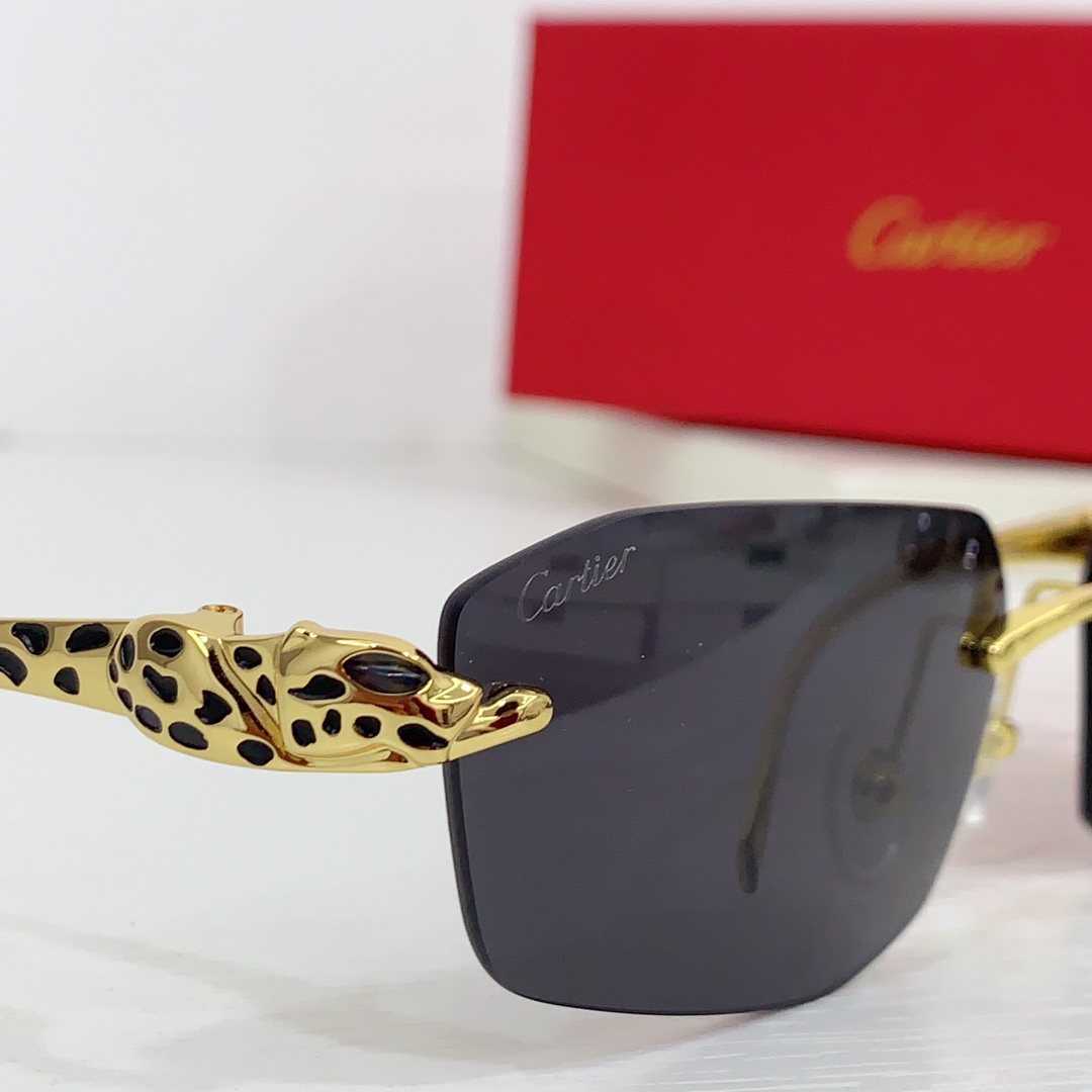 Cartier Geometric-frame Sunglasses   CT0474S - DesignerGu