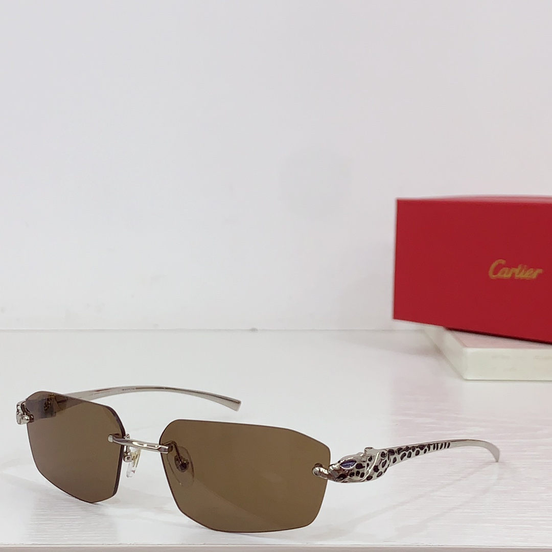 Cartier Geometric-frame Sunglasses   CT0474S - DesignerGu